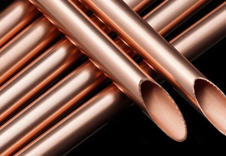 grooved copper pipe, internally grooved copper tubes, inner grooved copper tube in ac